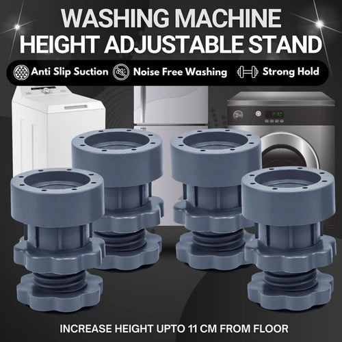 Washing Machine Adjustable Height Footpads (Pack Of 4)